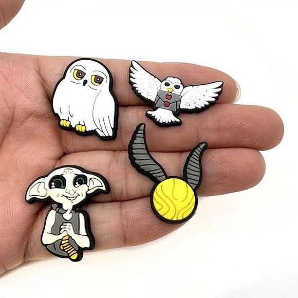 *NEW - 6-pcs* MAGICAL Harry Potter Shoe Charms for Your Crocs (Assort. C) - Picture 6 of 9